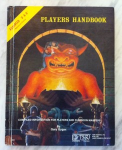 My old AD&D PHB