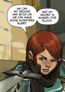 Image from Rat Queens Issue 1