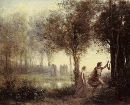 Corot - Orpheus Leading Eurydice (source)
